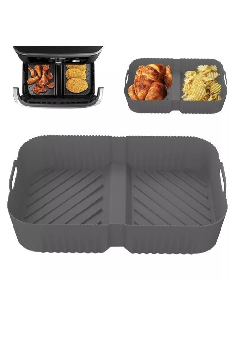 Air fryer Liners For Ninja Foodi Flexdrawer AF 500UK 10.4L 2 X Silicone Liners