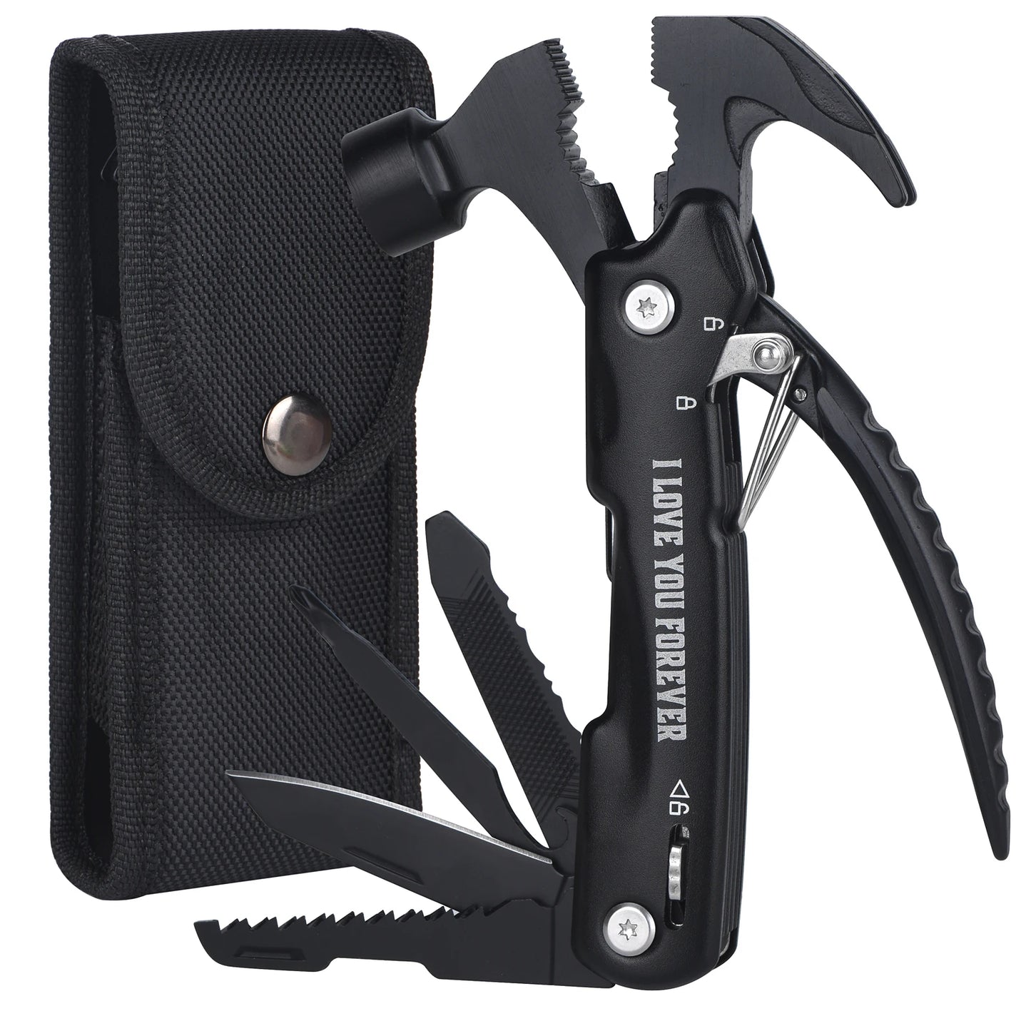 12in1 Multi-Purpose Hammer Tool, Unique Gift For Fathers Day, Christmas Or Birthday