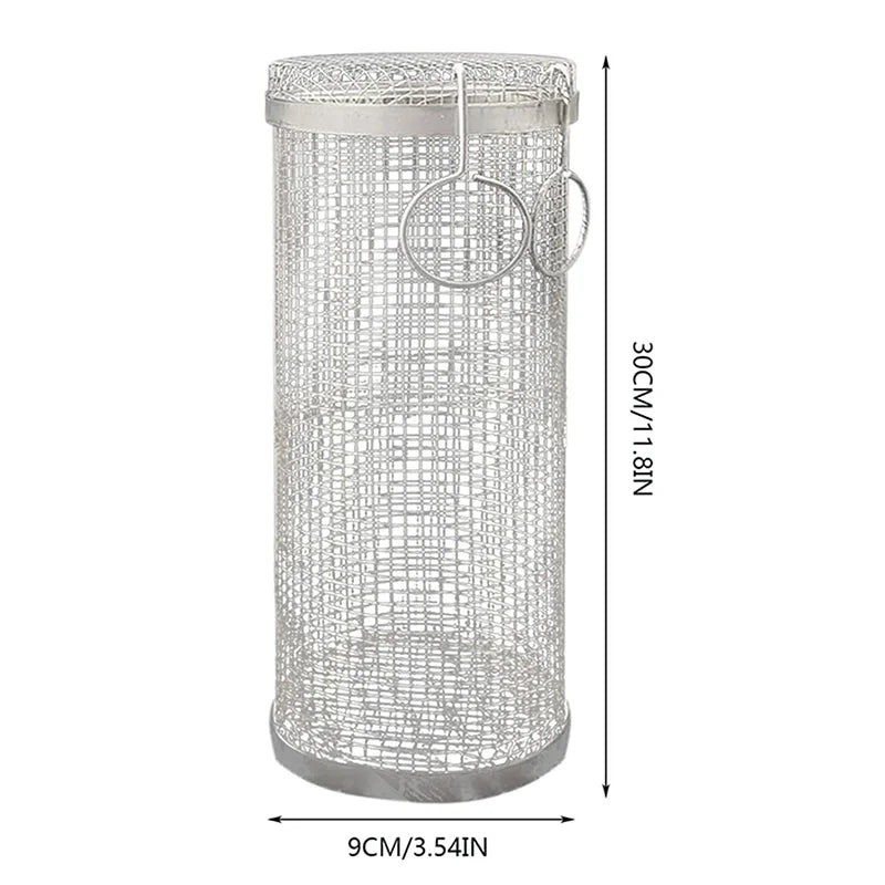 BBQ Rolling Grill Basket