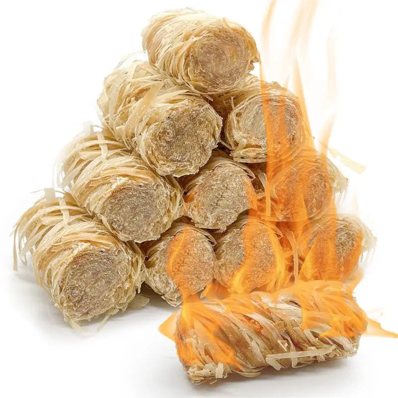 60 Natural Wood Fire Starters For BBQ, Chimney Starters and wood burners