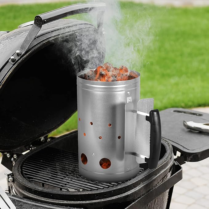 Quick Start Stainless Steel Charcoal Chimney Starter