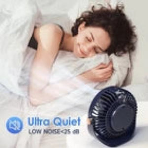 5 Speed Wireless Desk Fan USB Rechargeable Stylish Powerful Ultra Quiet Fan