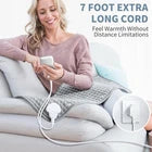 Electric Heat Pad For Back/Neck/Abdominal Pain Relief With Timer And Temperature Setting