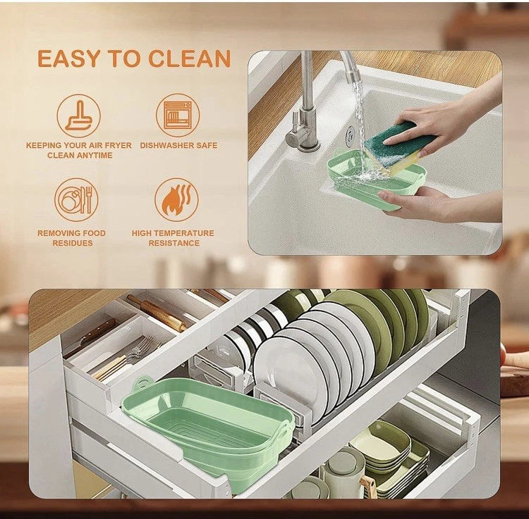 Silicone Air Fryer Liners, Racks and Accessories For Ninja Dual 13 Pcs