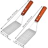 Wooden Handle, Stainless Steel Spatulas