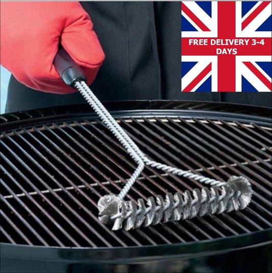 Heavy Duty BBQ Wire Brush. 30cm Grill Cleaning Brush