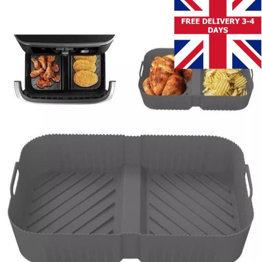 Air fryer Liners For Ninja Foodi Flexdrawer AF 500UK 10.4L 2 X Silicone Liners