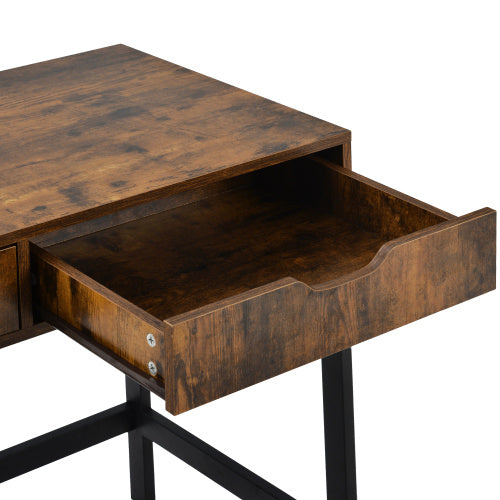 Computer Desk/Dressing Table With 2 Drawers Home Office Table For Study