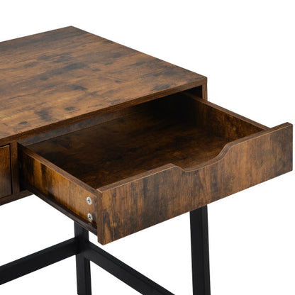 Computer Desk/Dressing Table With 2 Drawers Home Office Table For Study