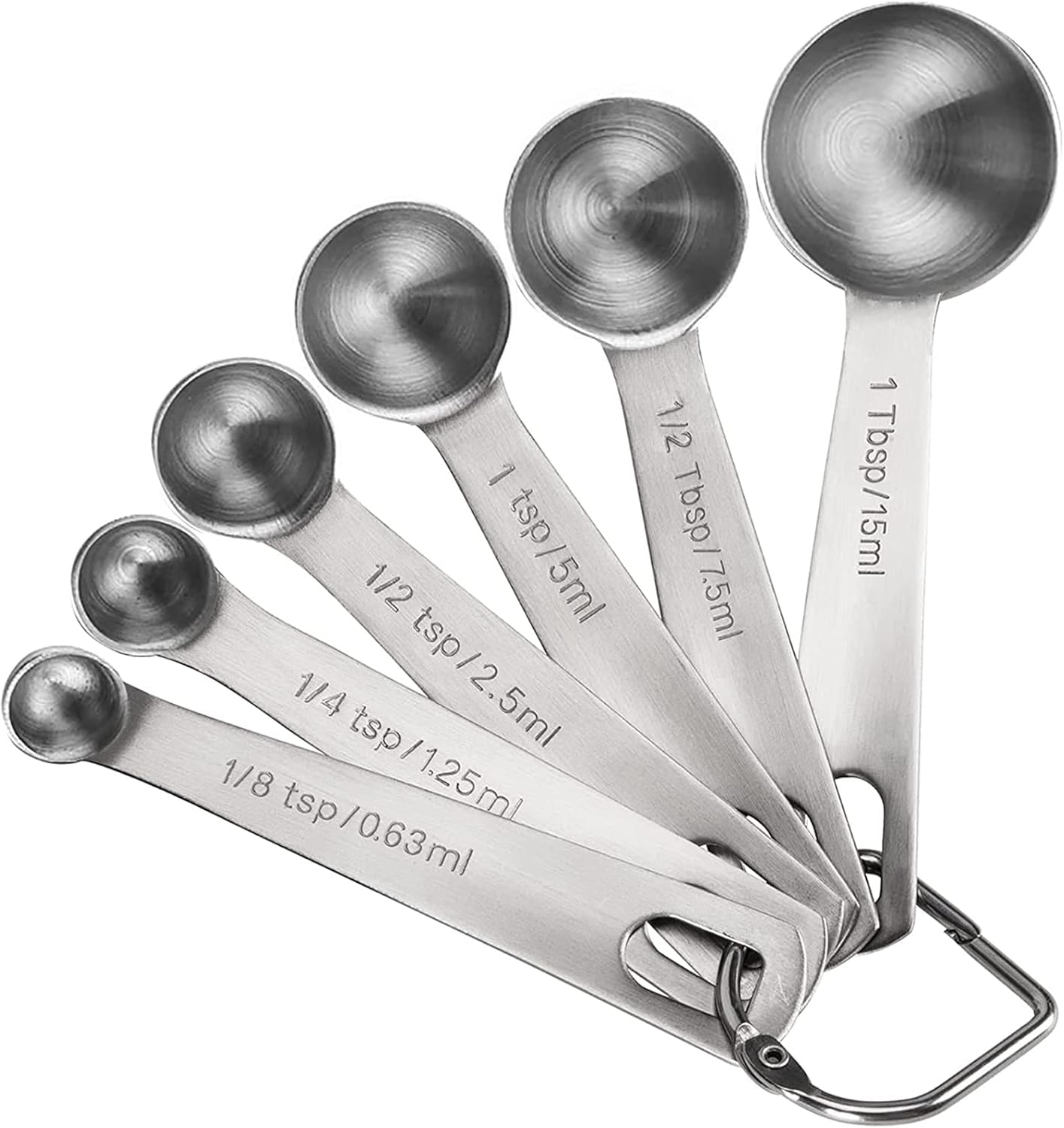 6pcs Multi-Purpose Measuring Spoons Stainless Steel