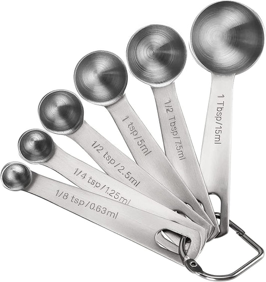 6pcs Multi-Purpose Measuring Spoons Stainless Steel