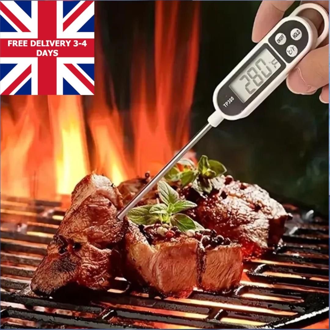 Digital Probe Thermometer For BBQ, Air fryer, Milk, Jam And More
