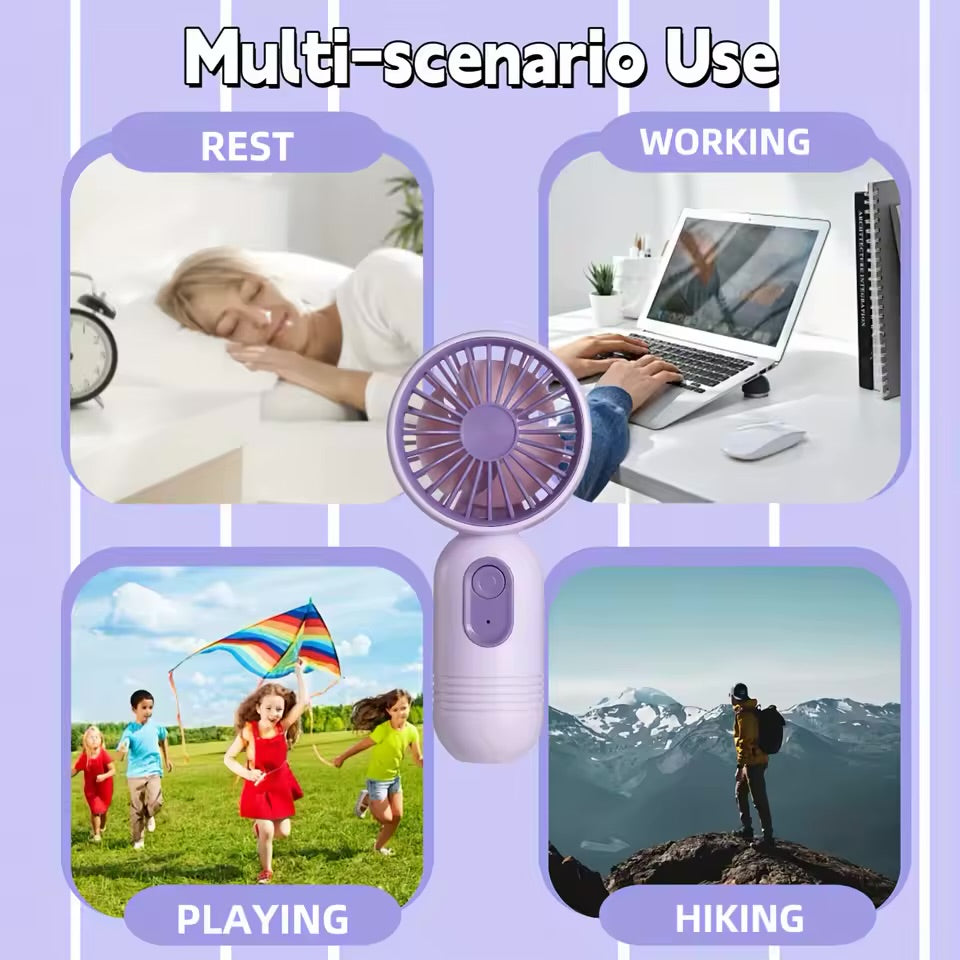 Mini Handheld Rechargeable Fan