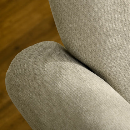 Upholstered Armchair, Solid Accent Chair With Rolled Arms