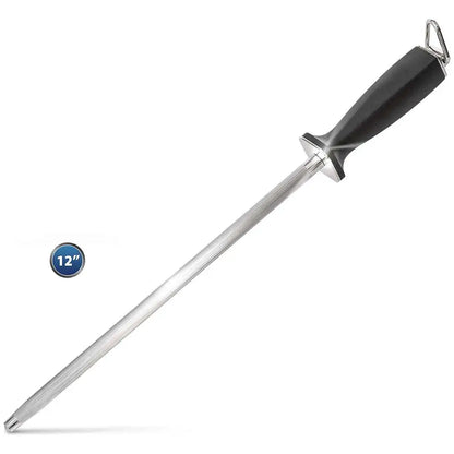 Professional 12" Diamond Knife Sharpening Rod