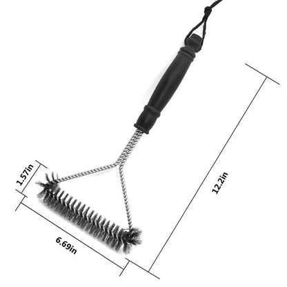 Heavy Duty BBQ Wire Brush. 30cm Grill Cleaning Brush