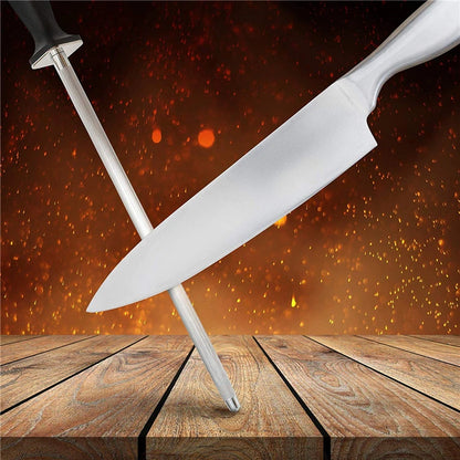 Professional 12" Diamond Knife Sharpening Rod