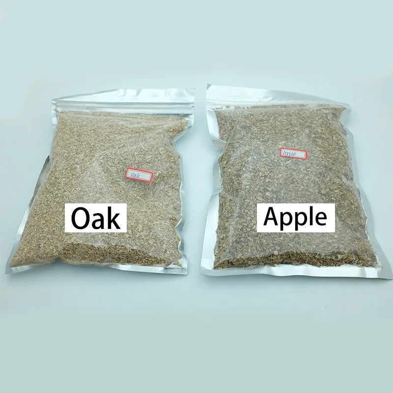 125g Eco-Friendly, Natural BBQ Woodchips For Enhanced Smokey Flavour. Apple, Cherry, Hickory, Oak