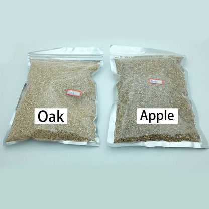 125g Eco-Friendly, Natural BBQ Woodchips For Enhanced Smokey Flavour. Apple, Cherry, Hickory, Oak