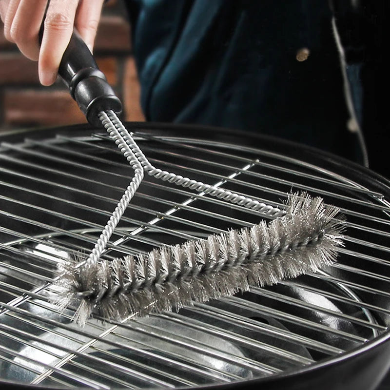 Heavy Duty BBQ Wire Brush. 30cm Grill Cleaning Brush