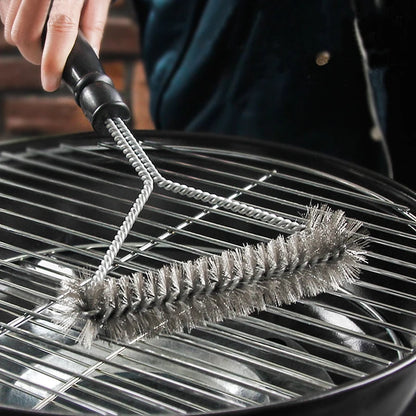 Heavy Duty BBQ Wire Brush. 30cm Grill Cleaning Brush
