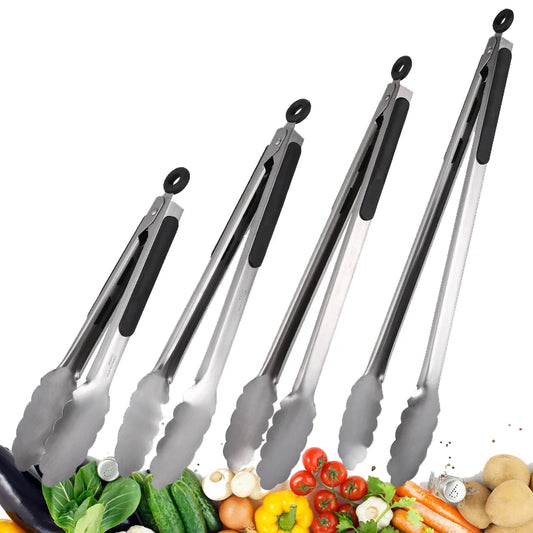 Extra Long Soft Grip, BBQ Tongs