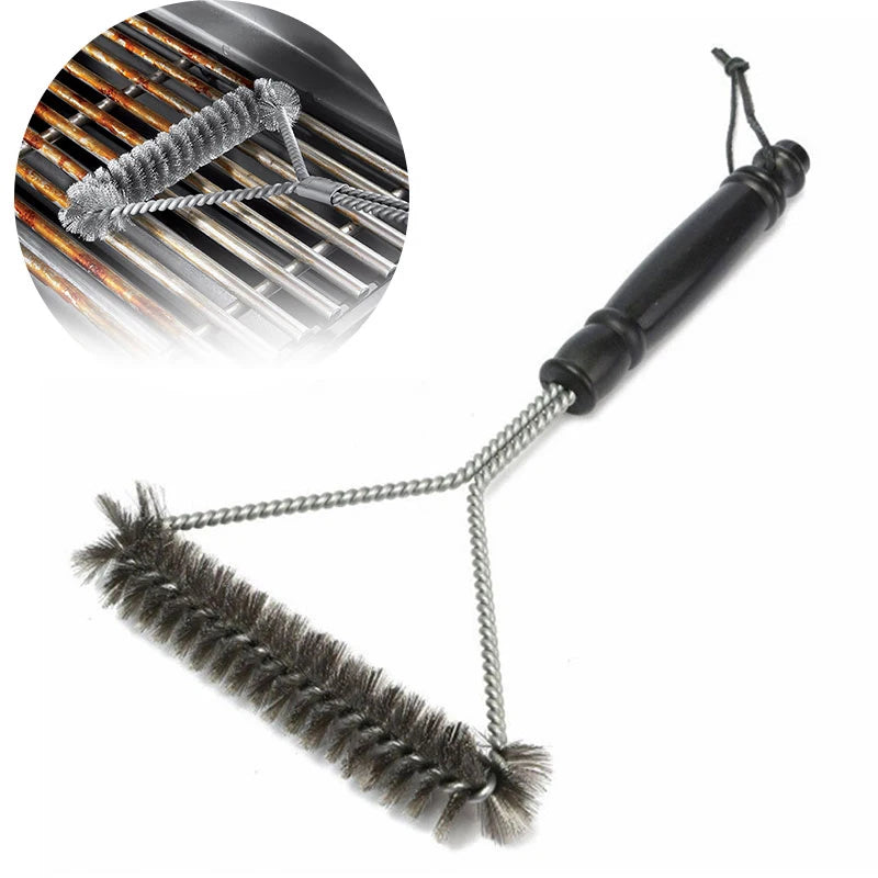 Heavy Duty BBQ Wire Brush. 30cm Grill Cleaning Brush