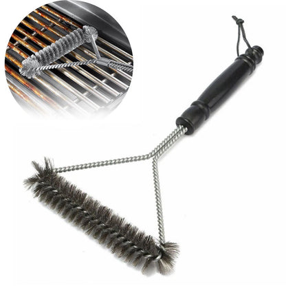 Heavy Duty BBQ Wire Brush. 30cm Grill Cleaning Brush