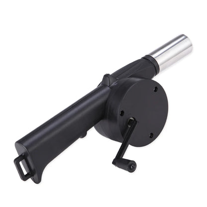 Handheld BBQ Fan, Wind-Up Flame Stoker