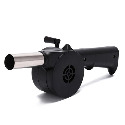 Handheld BBQ Fan, Wind-Up Flame Stoker