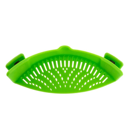 Silicone Clip-on Pan Pot Strainer