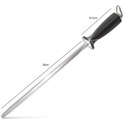 Professional 12" Diamond Knife Sharpening Rod