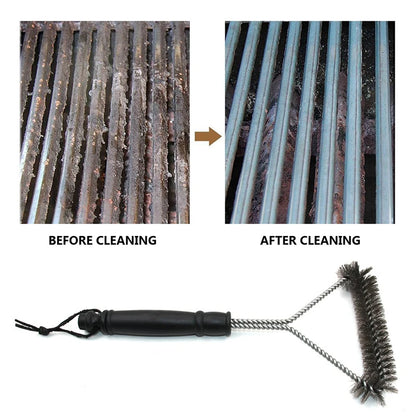 Heavy Duty BBQ Wire Brush. 30cm Grill Cleaning Brush
