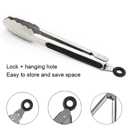 Extra Long Soft Grip, BBQ Tongs
