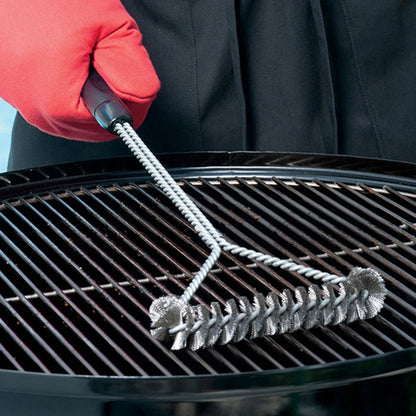 Heavy Duty BBQ Wire Brush. 30cm Grill Cleaning Brush