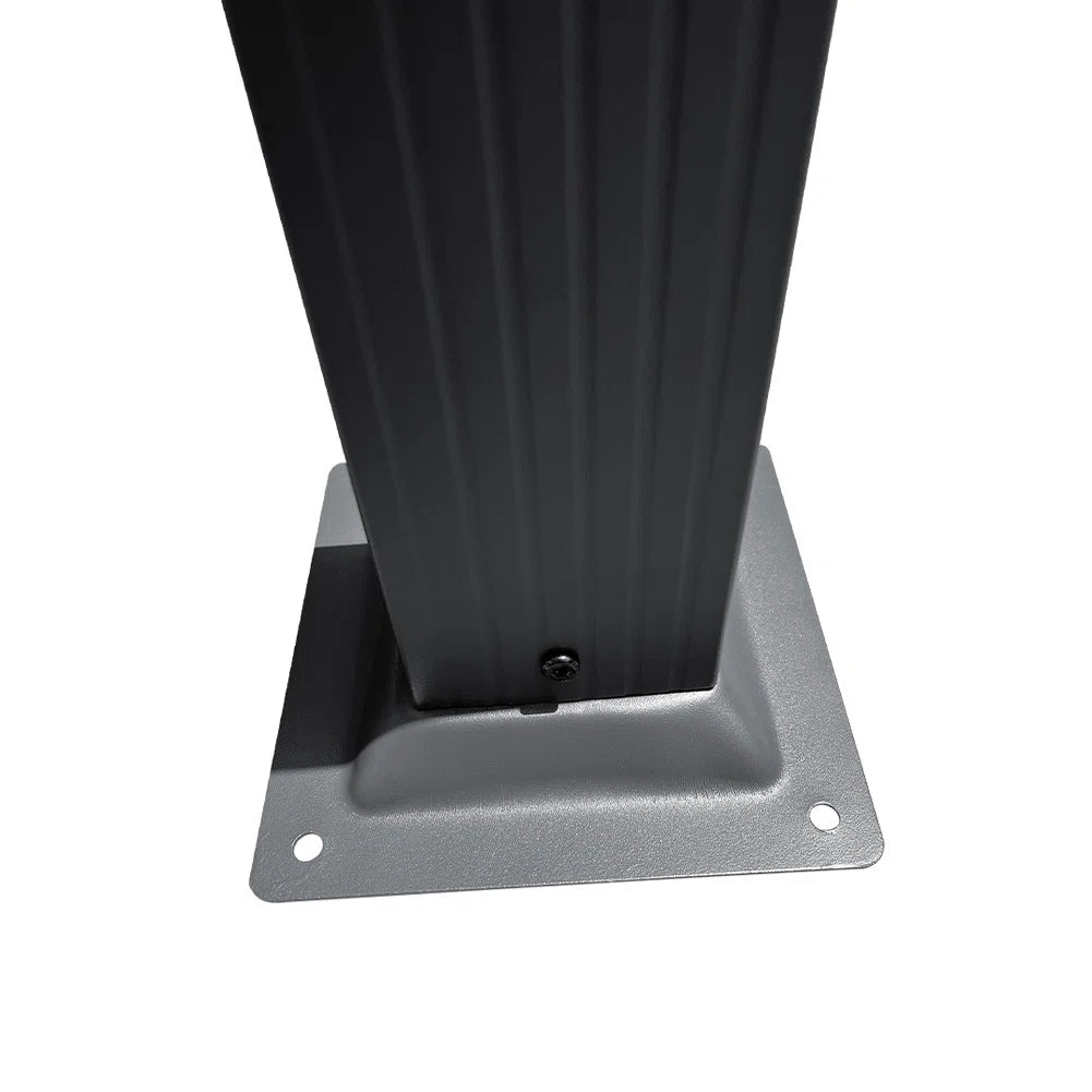 Metal Frame Outdoor Gazebo with Canopy and Lights – 3x3m Waterproof Patio Shelter for Garden, Deck & Backyard