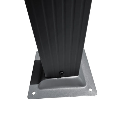 Metal Frame Outdoor Gazebo with Canopy and Lights – 3x3m Waterproof Patio Shelter for Garden, Deck & Backyard