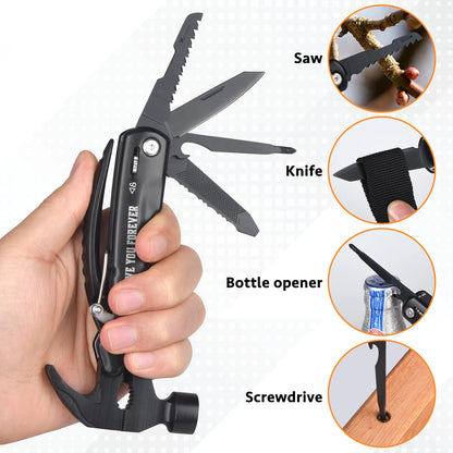 12in1 Multi-Purpose Hammer Tool, Unique Gift For Fathers Day, Christmas Or Birthday