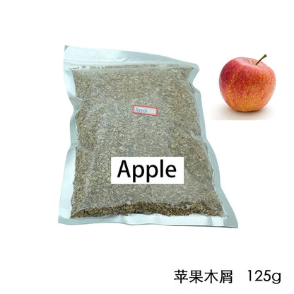 125g Eco-Friendly, Natural BBQ Woodchips For Enhanced Smokey Flavour. Apple, Cherry, Hickory, Oak