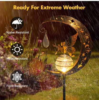 Solar Moon and Fairy Garden Light