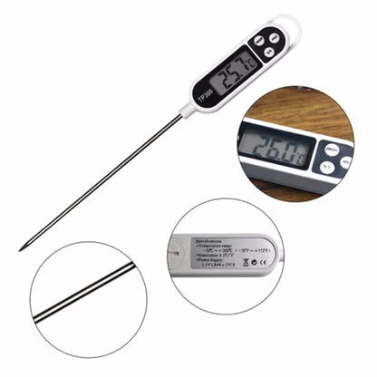 Digital Probe Thermometer For BBQ, Air fryer, Milk, Jam And More