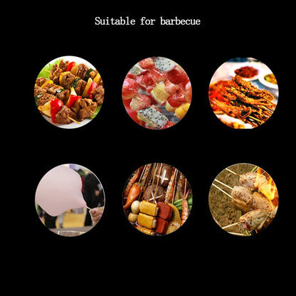 Natural Wood Skewers, Eco-Friendly Bamboo