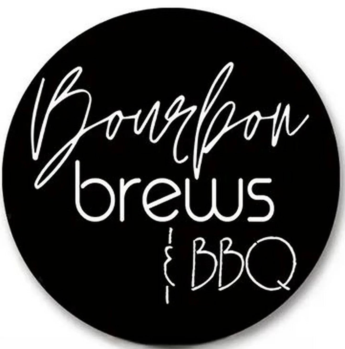 Retro Tin And Aluminium BBQ Signs. Novelty, Round, Vintage Style Signs For Garden, Shed, Man Cave, Restaurants And Cafes