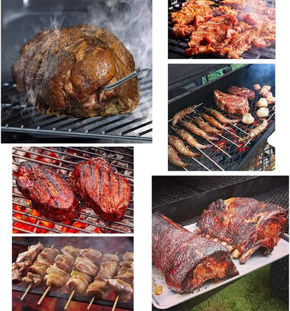 BBQ Woodchip Smoker Box, Stainless Steel Heavy Duty For Added Smokey Flavour. Gas And Charcoal BBQ Essential