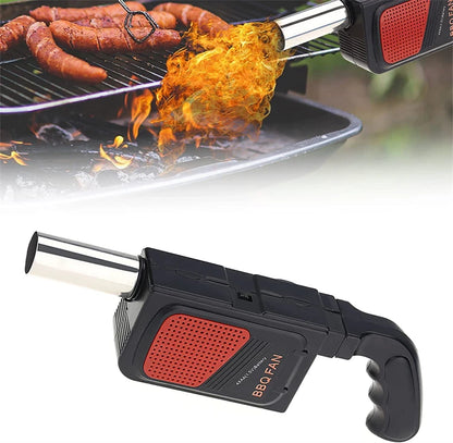 Electric Handheld BBQ Fan, Battery Operated Fire Stoker