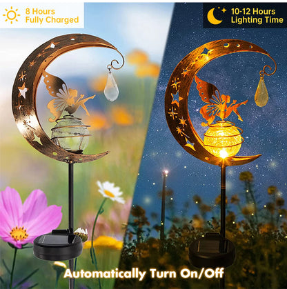 Solar Moon and Fairy Garden Light