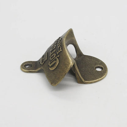 Corona Style Bottle Opener, Vintage, Wall Mounted Iron Opener For Kitchen, Garden Bar, Man Cave.