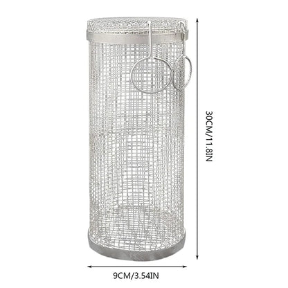 BBQ Rolling Grill Basket