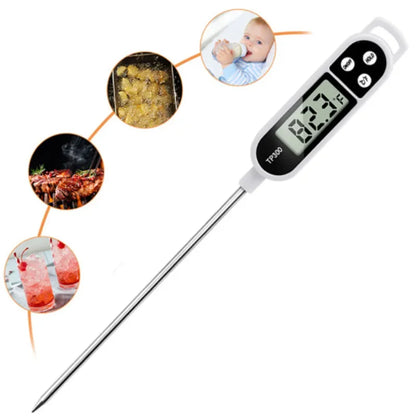Digital Probe Thermometer For BBQ, Air fryer, Milk, Jam And More