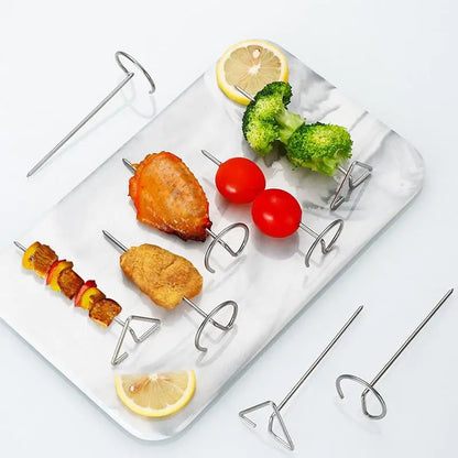 10 PCS Stainless Steel Mini Vertical Skewers